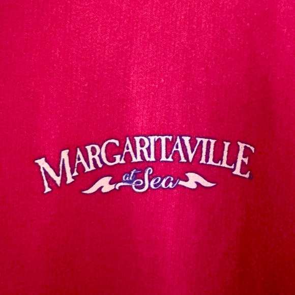 Margaritaville At Sea Pink Zip Up Hoodie Sweatshirt Collectible Women Size Med - Picture 4 of 7